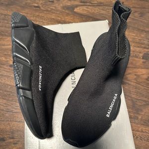Balenciaga Speed Trainers Size 7 black/black Used/like new